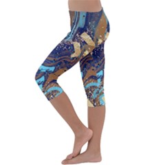 Kids  Lightweight Velour Capri Leggings  