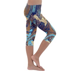 Kids  Lightweight Velour Capri Leggings  