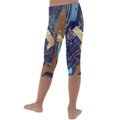 Kids  Lightweight Velour Capri Leggings  