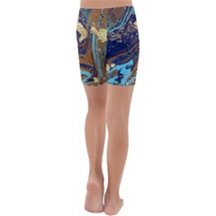 Kids  Lightweight Velour Capri Yoga Leggings 