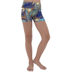 Kids  Lightweight Velour Yoga Shorts 