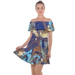 My Pour Cup Painting CBDOilPrincess 0cfa8741-c750-44af-8d62-c9a03448df92 Off Shoulder Velour Dress