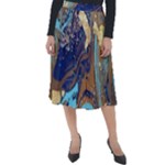 My Pour Cup Painting CBDOilPrincess 0cfa8741-c750-44af-8d62-c9a03448df92 Classic Velour Midi Skirt 