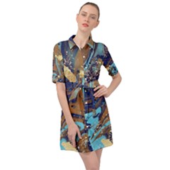 Belted Shirt Dress 