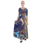 My Pour Cup Painting CBDOilPrincess 0cfa8741-c750-44af-8d62-c9a03448df92 Half Sleeves Maxi Dress