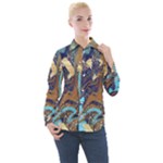 My Pour Cup Painting CBDOilPrincess 0cfa8741-c750-44af-8d62-c9a03448df92 Women s Long Sleeve Pocket Shirt