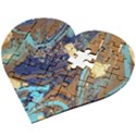 Wooden Puzzle Heart 