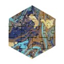 Wooden Puzzle Hexagon 