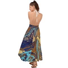 Backless Maxi Beach Dress 