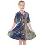 My Pour Cup Painting CBDOilPrincess 0cfa8741-c750-44af-8d62-c9a03448df92 Kids  All Frills Chiffon Dress