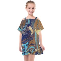 Kids  One Piece Chiffon Dress 