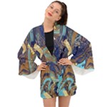 My Pour Cup Painting CBDOilPrincess 0cfa8741-c750-44af-8d62-c9a03448df92 Long Sleeve Kimono