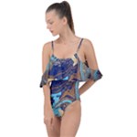 My Pour Cup Painting CBDOilPrincess 0cfa8741-c750-44af-8d62-c9a03448df92 Drape Piece Swimsuit