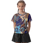 My Pour Cup Painting CBDOilPrincess 0cfa8741-c750-44af-8d62-c9a03448df92 Kids  Front Cut Tee