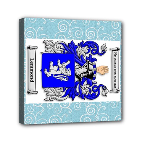 Lemmond Coat of Arm Mini Canvas 6  x 6  (Stretched) from ArtsNow.com