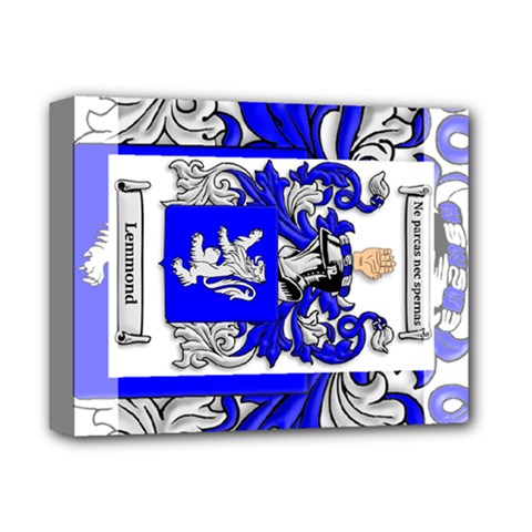 Lemmond Coat of Arm Deluxe Canvas 14  x 11  (Stretched) from ArtsNow.com