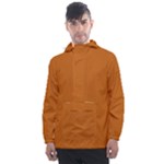 Alloy Orange Men s Front Pocket Pullover Windbreaker