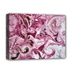 Dusty pink marbling Deluxe Canvas 16  x 12  (Stretched) 