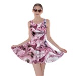 Dusty pink marbling Skater Dress