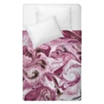 Dusty pink marbling Duvet Cover Double Side (Single Size)