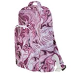 Dusty pink marbling Double Compartment Backpack