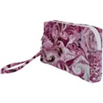 Dusty pink marbling Wristlet Pouch Bag (Small)