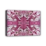 Pink marbling symmetry Mini Canvas 7  x 5  (Stretched)