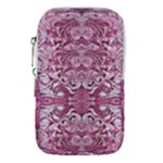 Pink marbling symmetry Waist Pouch (Large)