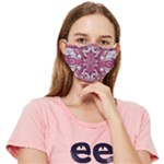 Pink marbling symmetry Fitted Cloth Face Mask (Adult)