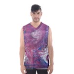 Violet feathers Men s Basketball Tank Top