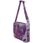 Violet feathers Cross Body Office Bag