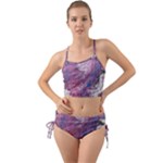 Violet feathers Mini Tank Bikini Set