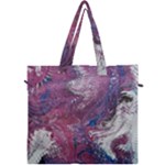 Violet feathers Canvas Travel Bag