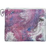 Violet feathers Canvas Cosmetic Bag (XXXL)