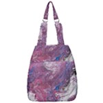 Violet feathers Center Zip Backpack