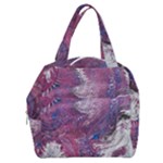 Violet feathers Boxy Hand Bag