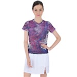 Violet feathers Women s Sports Top