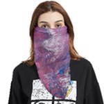 Violet feathers Face Covering Bandana (Triangle)