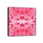 Pink Marbling Ornate Mini Canvas 4  x 4  (Stretched)