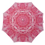 Pink Marbling Ornate Straight Umbrellas