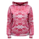 Pink Marbling Ornate Women s Pullover Hoodie