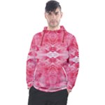 Pink Marbling Ornate Men s Pullover Hoodie