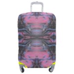 Grey Pink Module  Luggage Cover (Medium)