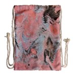 Pink Arabesque Drawstring Bag (Large)