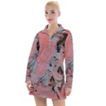 Pink Arabesque Women s Long Sleeve Casual Dress