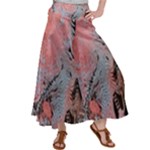 Pink Arabesque Satin Palazzo Pants