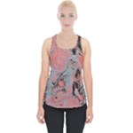 Pink Arabesque Piece Up Tank Top