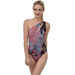 Pink Arabesque To One Side Swimsuit