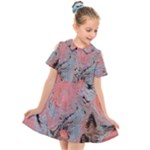 Pink Arabesque Kids  Short Sleeve Shirt Dress