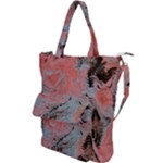 Pink Arabesque Shoulder Tote Bag